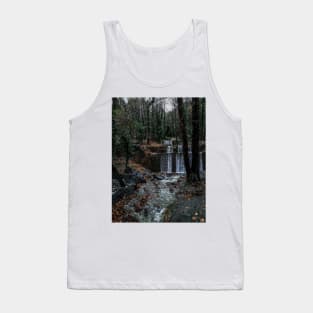 Waterfall in Greek Forest Tank Top